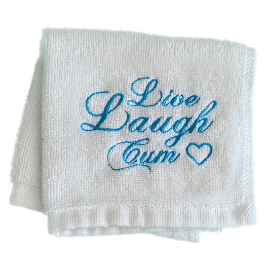LIVE, LAUGH, CUM