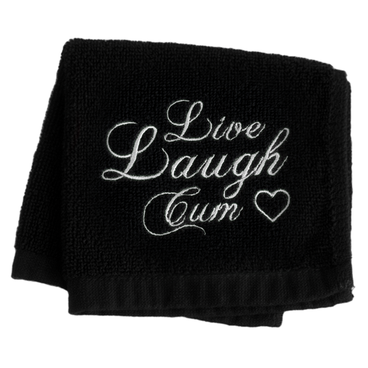 LIVE, LAUGH, CUM